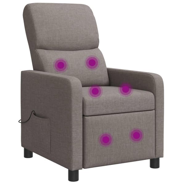 Massagefåtölj Taupe