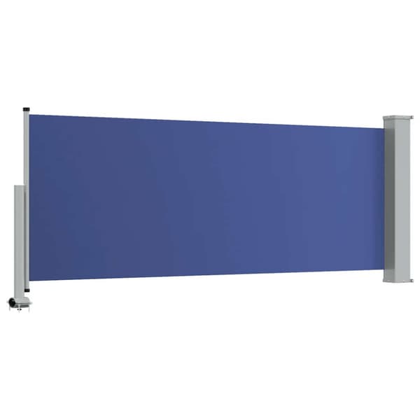 Infällbar sidomarkis 100x300 cm blå