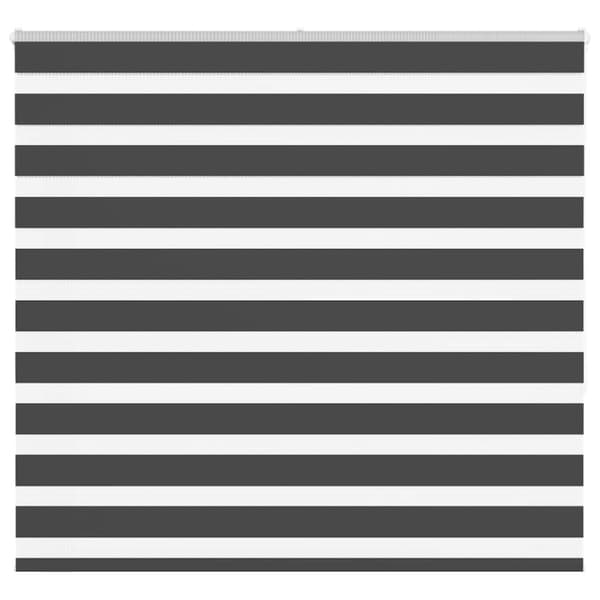 Rullgardin zebra svart 155x150 cm tyg bredd 150,9cm polyester