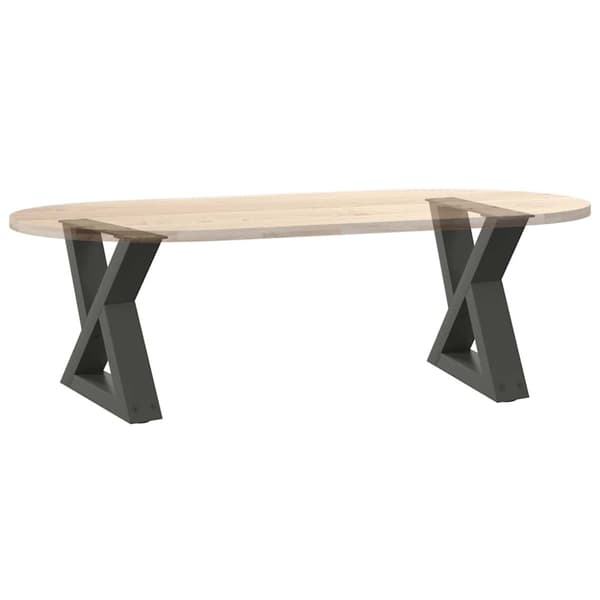 Soffbordsben 2 st antracit 40x(30-31,3) cm stål