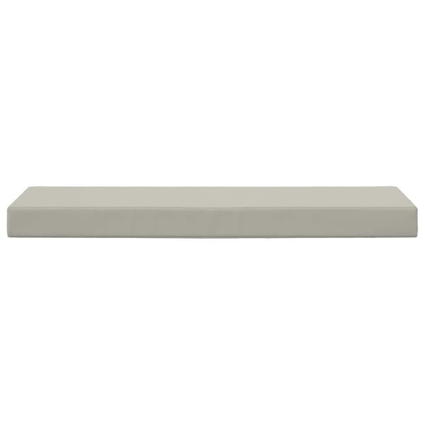 Utomhus sitskudde Grå 111,5 x 40 x 8 cm 100% Polyester
