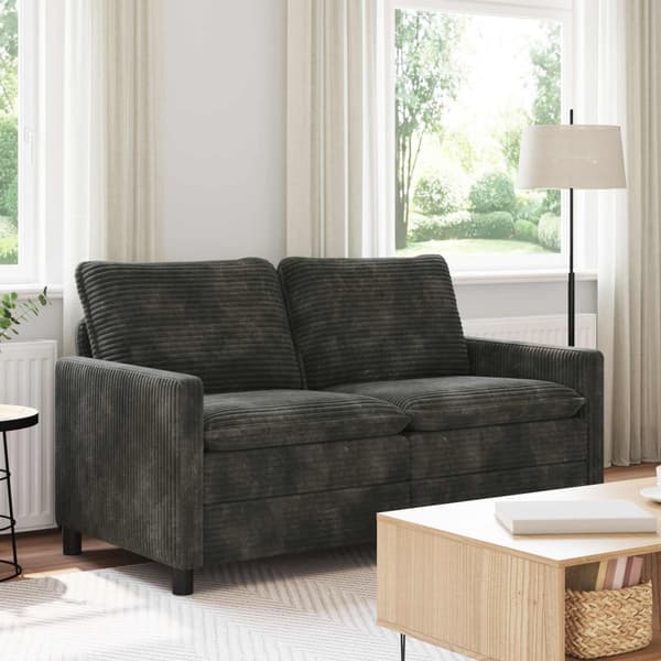 Soffa Antracit 156 x 81 x 87,5 cm Polyester