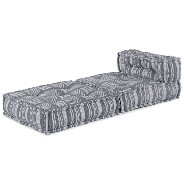 Modulsofa enhet Grå Tryck 70 x 70 x 56 cm Tyg