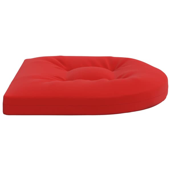 4-delade Sittdynor 4 st 100% Polyester Röd 45 x 45 x 5 cm