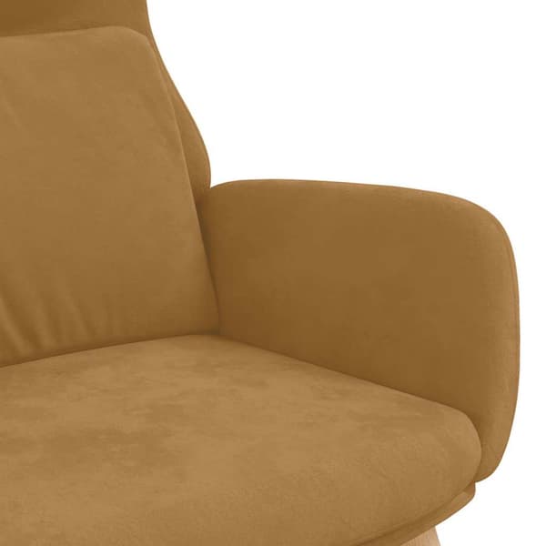 Vilstol brun sammet