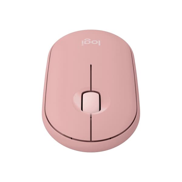 Logitech Pebble Mouse 2 M350s - mus - Bluetooth 5.2 LE - tonal rose