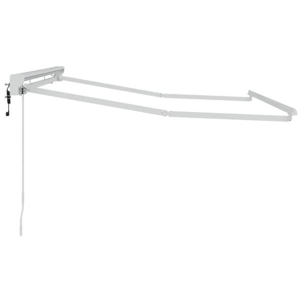 Markisram Justerbar Vit 2,5 x 2 m Stål
