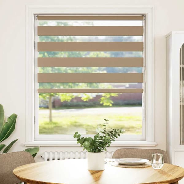 Rullgardin zebra 100x150 cm tyg bredd 95,9 cm polyester