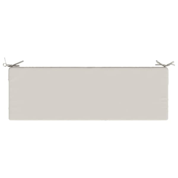 Sittkudde SOEST 100% Polyester Vit 120 x 40 x 10 cm