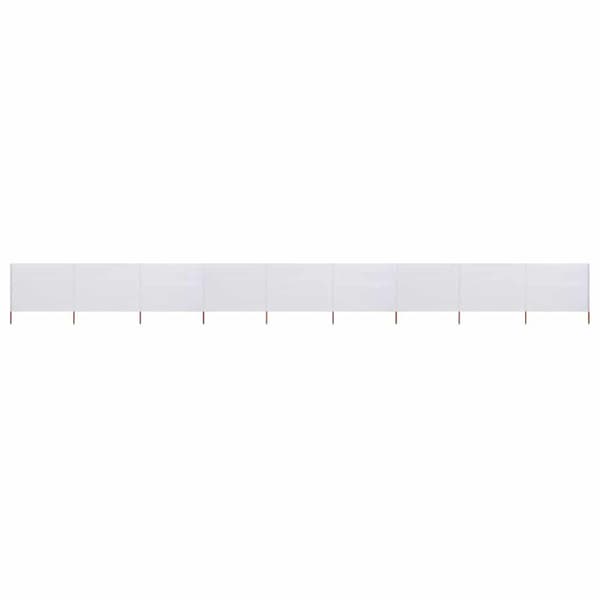 Vindskydd 9 paneler tyg 1200x120 cm sandvit