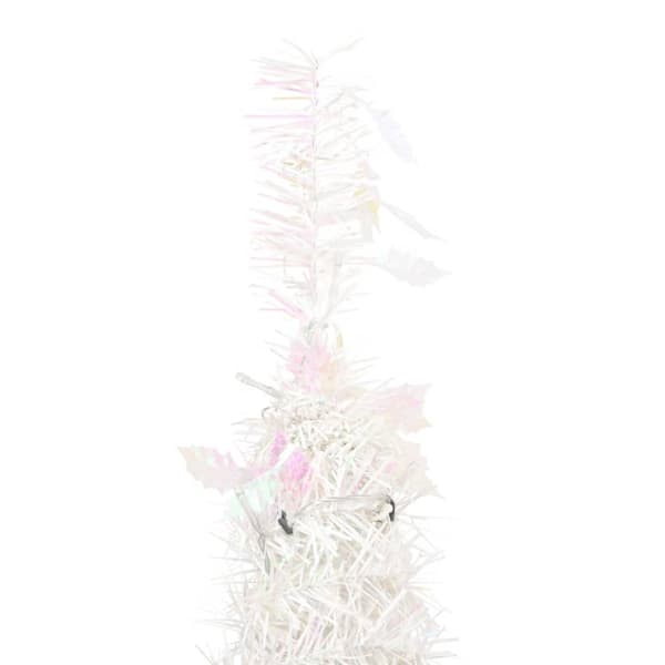 Plastgran pop-up 150 LED vit 180 cm