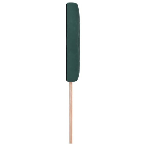 Huvudgavel Mörkgrön 90 cm Sammet