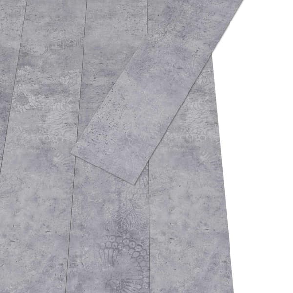 Golvplankor 18 pcs Grå 5,26 m² PVC