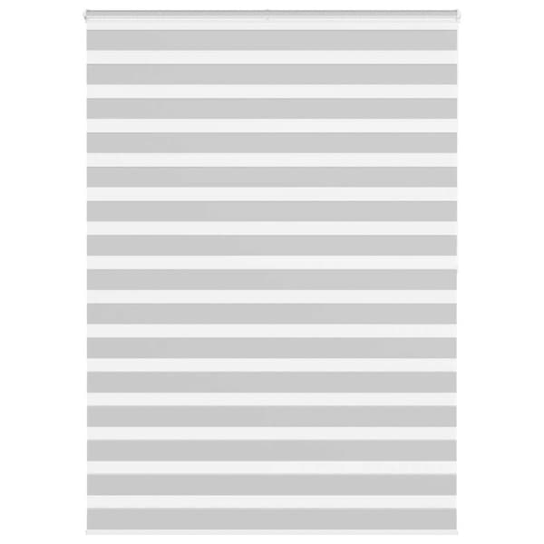 Rullgardin zebra ljusgrå 155x200 cm tyg bredd 150,9cm polyester