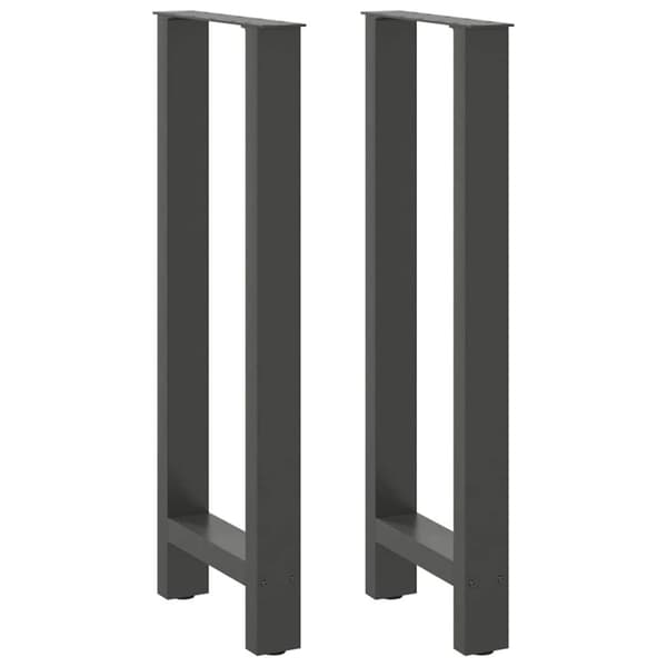 Barbordsben antracit 2 st 50x(100-101) cm stål