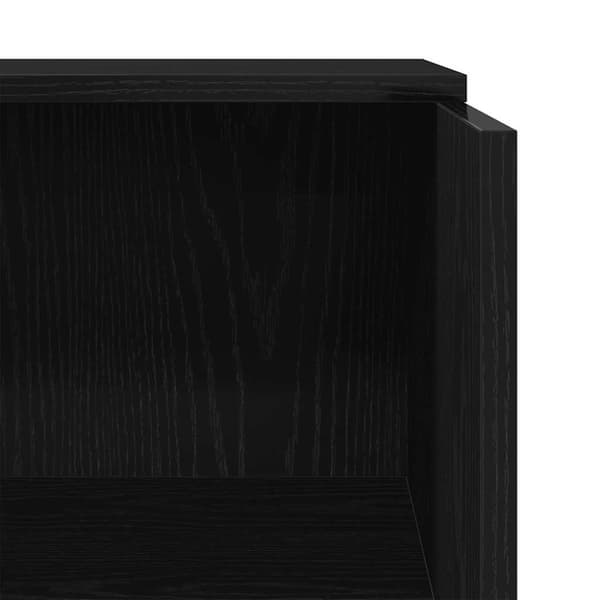 Receptionsdisk svart 55x50x103,5 cm konstruerat trä