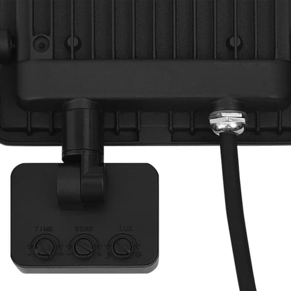 Strålkastare med sensor 30 W LED kallvit