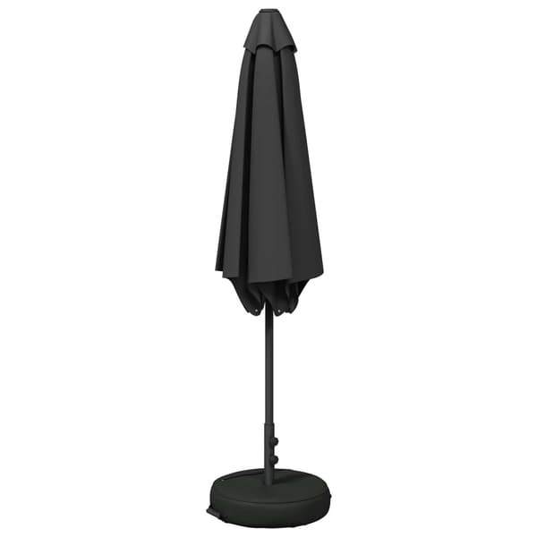 Trädgårdsparasol 300 x 300 cm Polyester Rektangulär Antracit