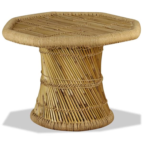 Soffbord bambu oktogon 60x60x45 cm