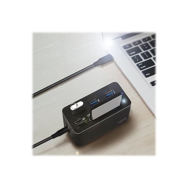 LogiLink - mini-dockningsenhet - USB-C 3.2 Gen 1