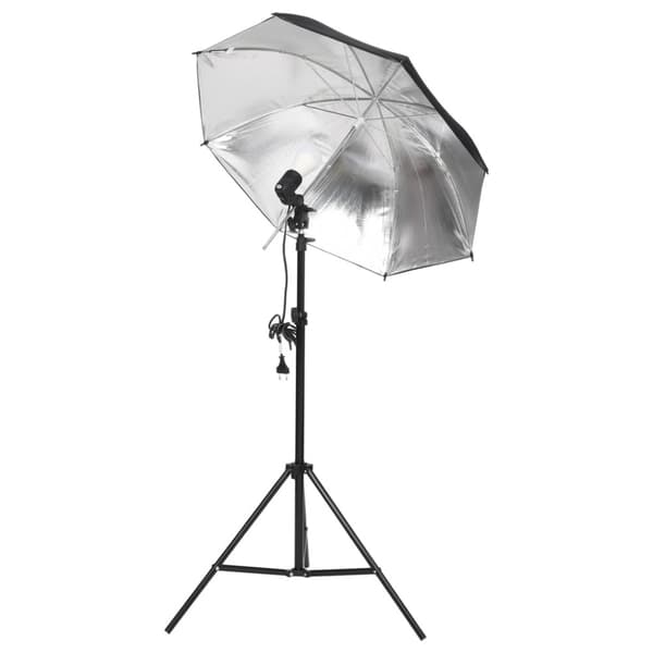 Studiobelysning med stativ & paraplyer