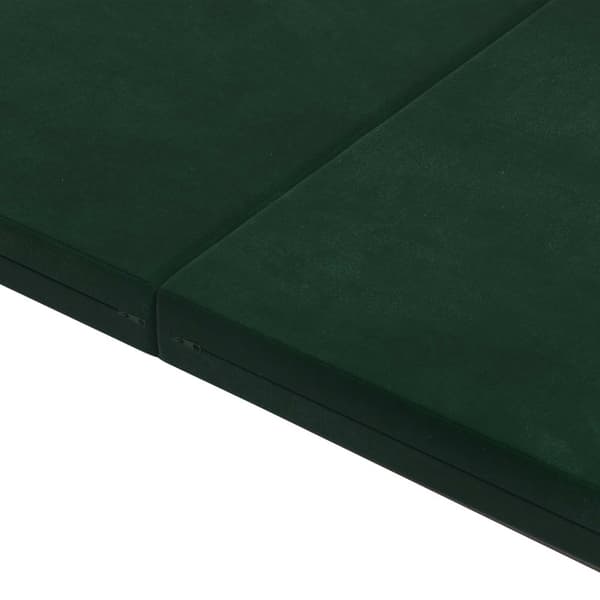 Fällbar Soffbed 140 x 67 x 45 cm Mörkgrön