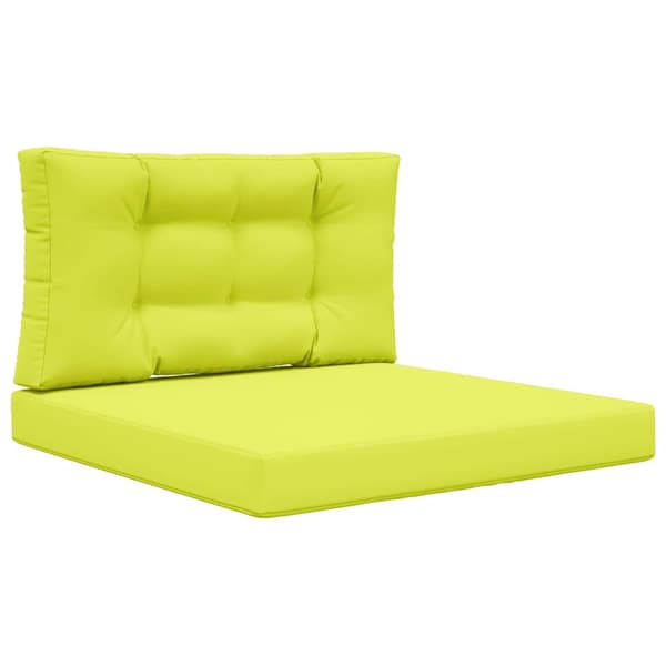 Utomhus Soffa Kudde 2 pcs Grön Polyester