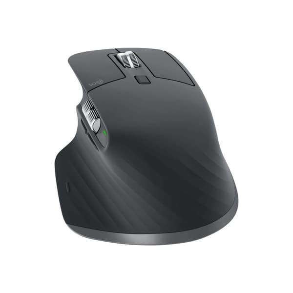 Logitech Master Series MX Master 3S - mus - 2.4 GHz, Bluetooth - grafit