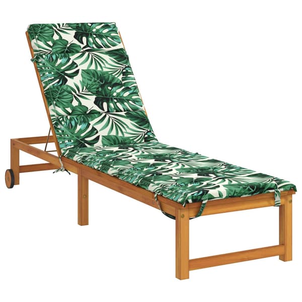 Solstol Kudde GEMERT 100% Polyester Bladmönster 200 x 50 x 3 cm