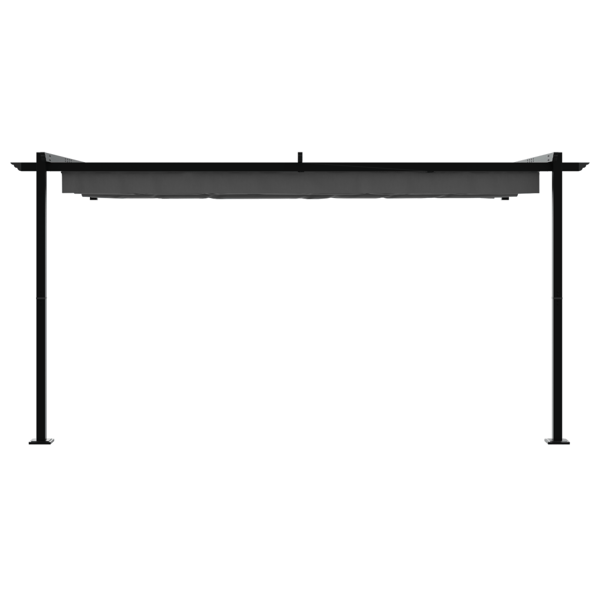 Paviljong Antracit 400 x 300 x 200 cm Polyester