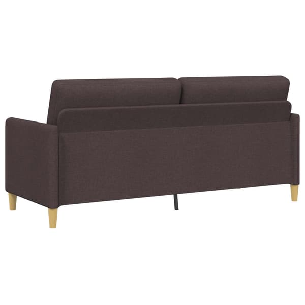 Soffa med förvaring Mörkbrun 192 x 78 x 87 cm Polyester