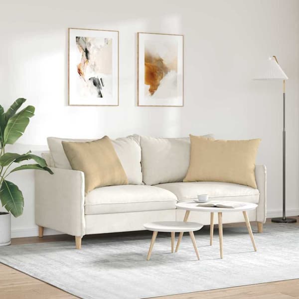 Sofakuddar 2 pcs Grågrön 70 x 50 cm Kordread tyg