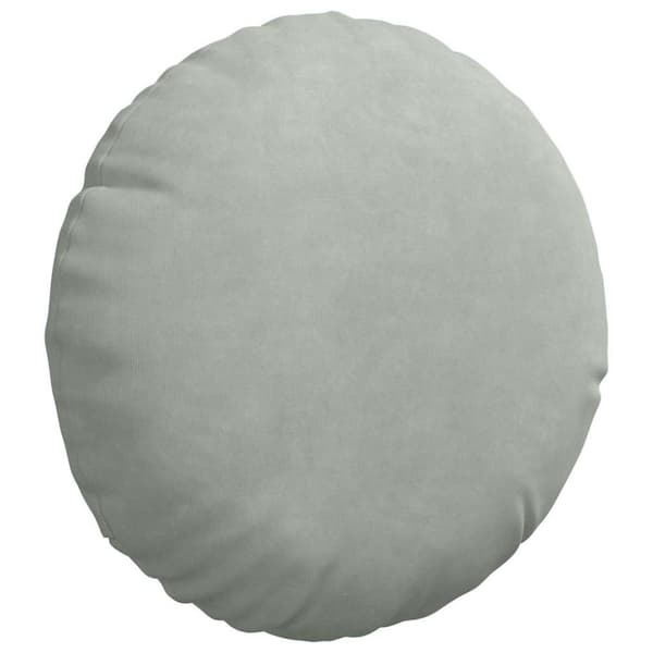 Sittkuddar 2 pcs Ljusgrå Ø30 x 13 cm Sammet