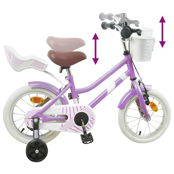 Barncykel 12 Tum för 2-4 åringar Lila