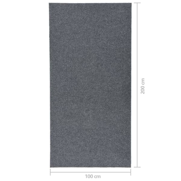 Gångmatta 100x200 cm grå