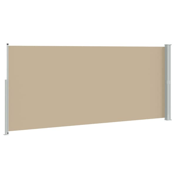 Utfällbar sidomarkis Beige 300 x 180 cm Polyester