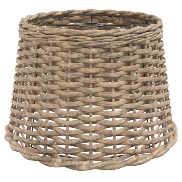 Lampskärm brun Ø40x26 cm korgmaterial