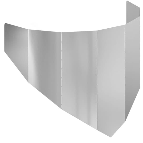 Kant för gräsmatta 100 x 45 cm Stål Silver