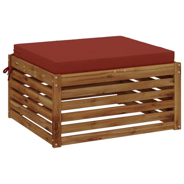1-delad Sittdyna SOEST 100% Polyester Röd 80 x 80 x 7 cm