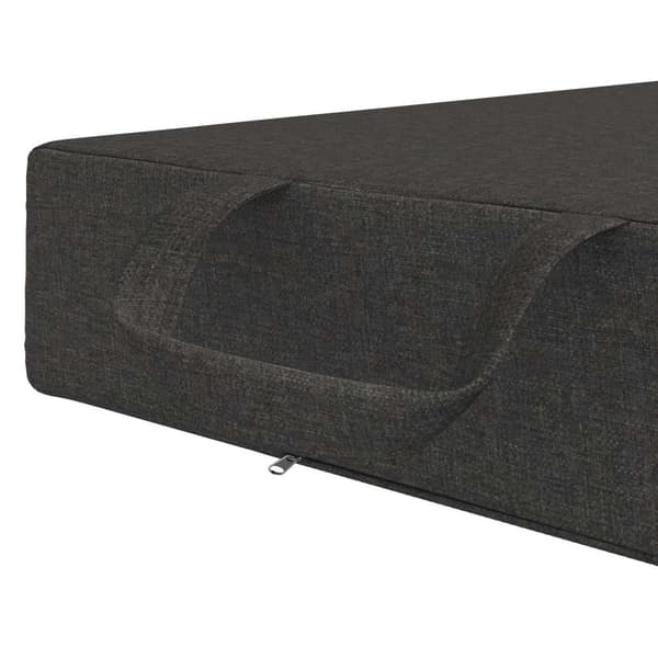 Fällbar Soffbed 90 x 63 x 45 cm Mörkgrå