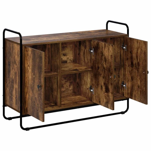 Sideboard Rökt ek 102 x 35 x 75 cm Konstruerat trä