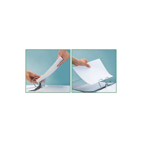 Pärm LAF LEITZ 180 EU-hål. A4/80mm vit