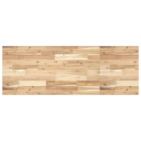 Bordsskiva rektangulär 160x50x2 cm massivt akaciaträ