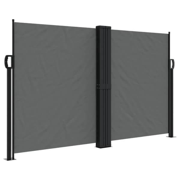 Infällbar sidomarkis antracit 140x1200 cm