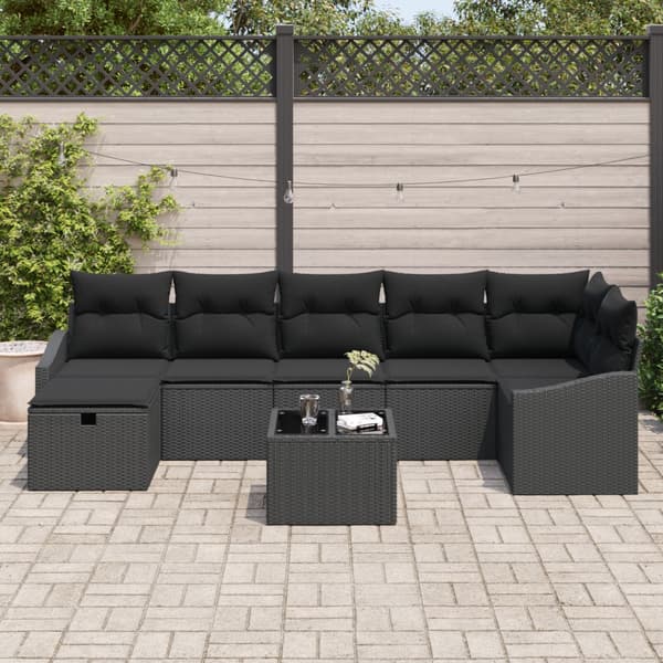 Soffset med kudde 8 pcs konstrotting