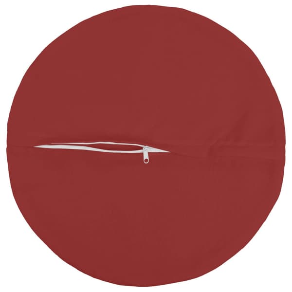 Kuddöverdrag 2 st HEERLEN Vinröd Ø 30 cm Polyester