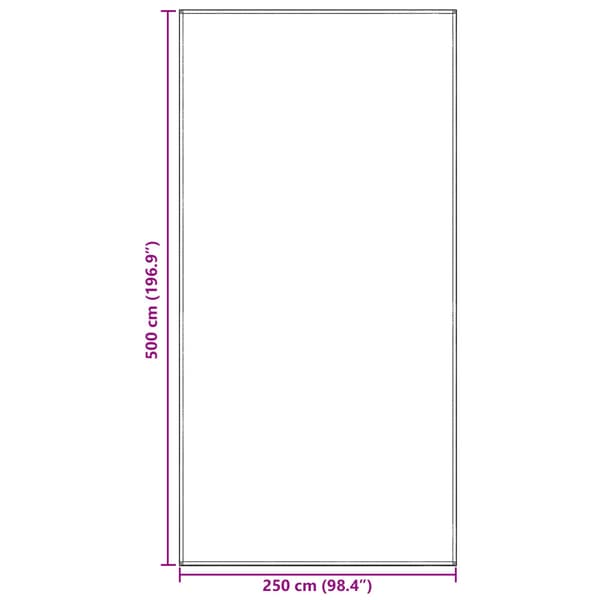 Tältmatta Blå och grå 500 x 250 cm polyeten