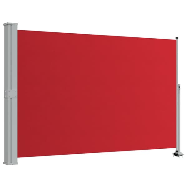 Infällbar sidomarkis 160x300 cm röd