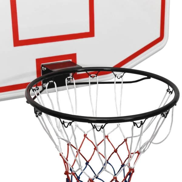 Basketplatta vit 71x45x2 cm polyeten