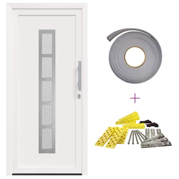 Framdörr Vit 98 x 200 cm PVC